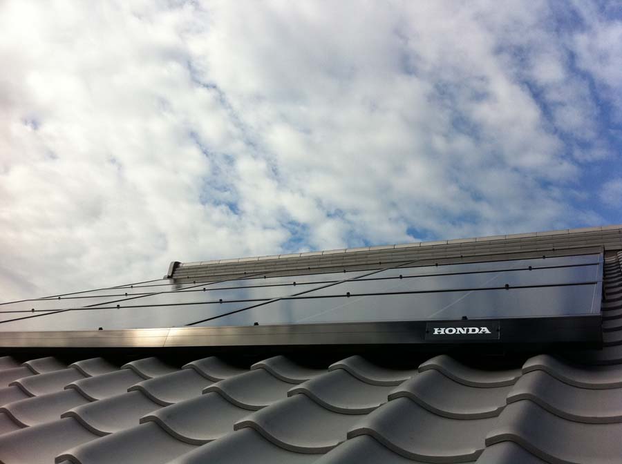 ホンダ住宅用太陽光発電ｼｽﾃﾑ設置完了！