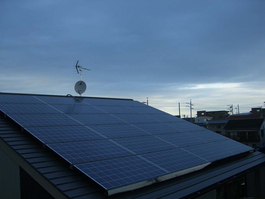 静岡市内施工！三菱電機４．５６ｋｗ太陽光発電システム