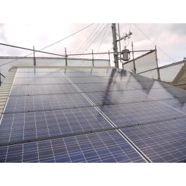 太陽光発電システム施工！