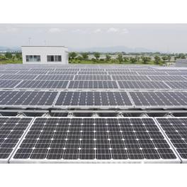産業用太陽光発電システム３３．８６kw設置工事完了！