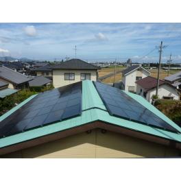 島田市内太陽光発電システム８．７５kw設置