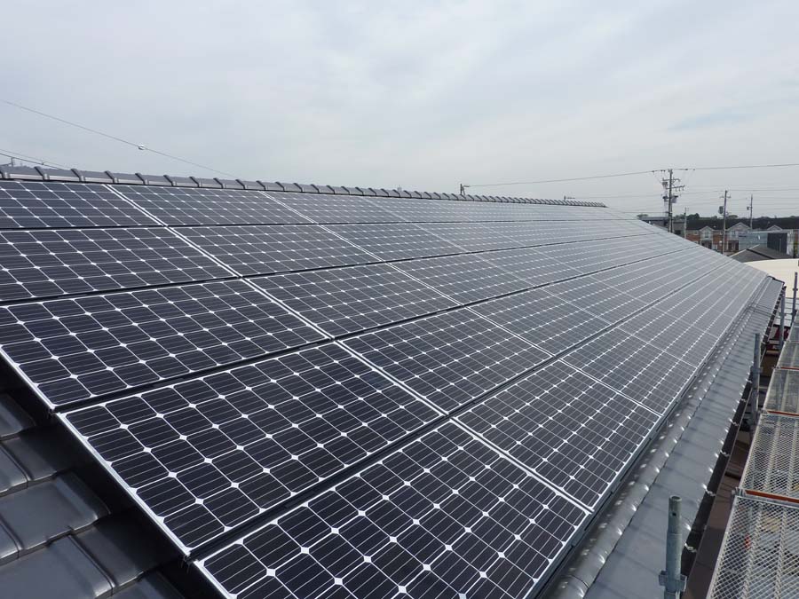 全量買取制度適用住宅・太陽光発電設置工事完了