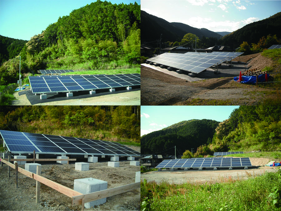 島田市内施工30kw地上型太陽光発電所完成！